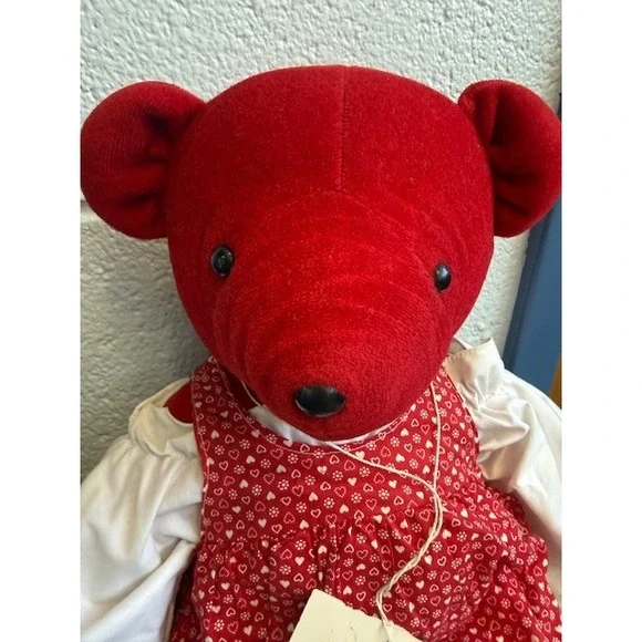 North American Bear Sarah Bearnheart VIB Plush w/ Tag Vintage 1982 - Picture 2 of 8